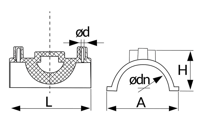 Polyfit Fabrication - Repair Saddle drawing